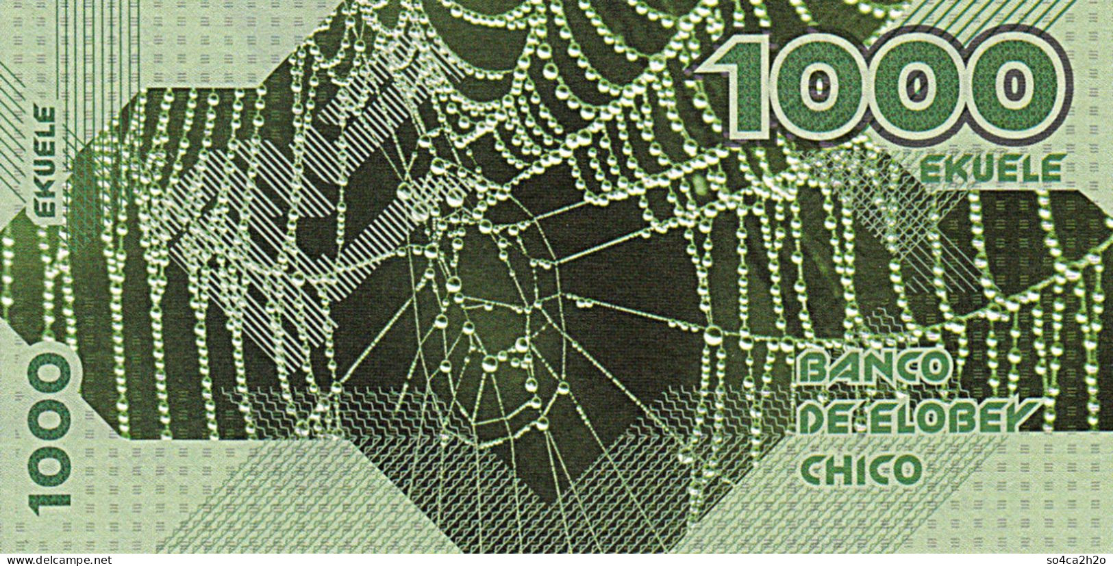 Elobey Chico 1000 EKUELE 2016 SPIDER Tarantula  UNC - Fictifs & Spécimens