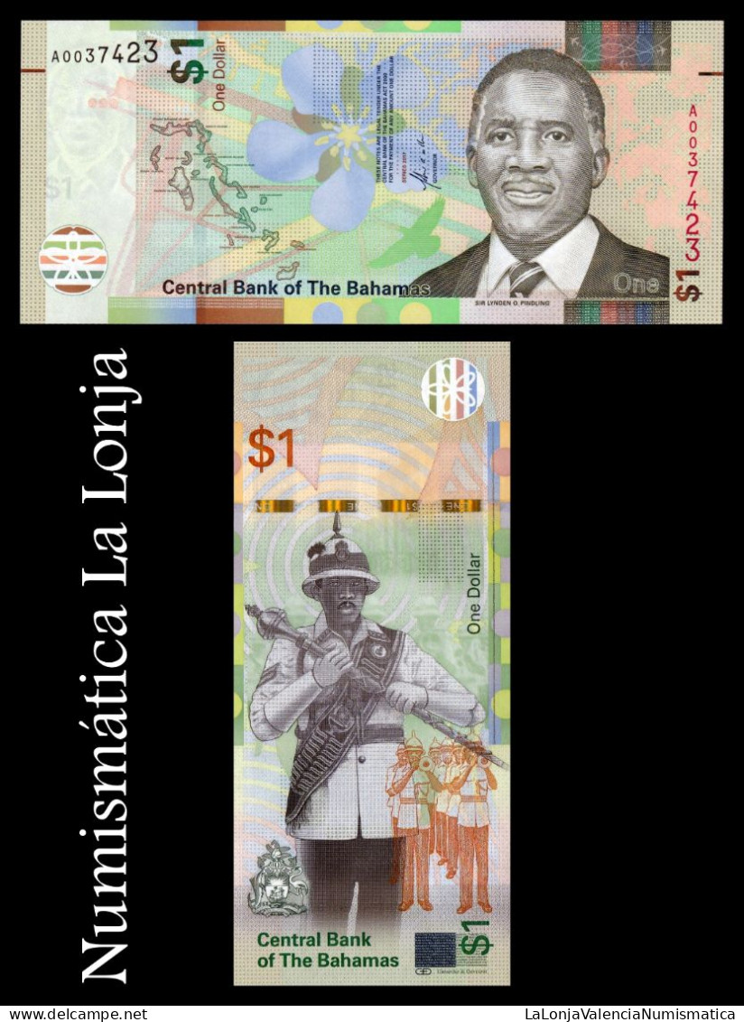 Bahamas 1 Dollar 2017 Pick 77 Sc Unc - Bahamas