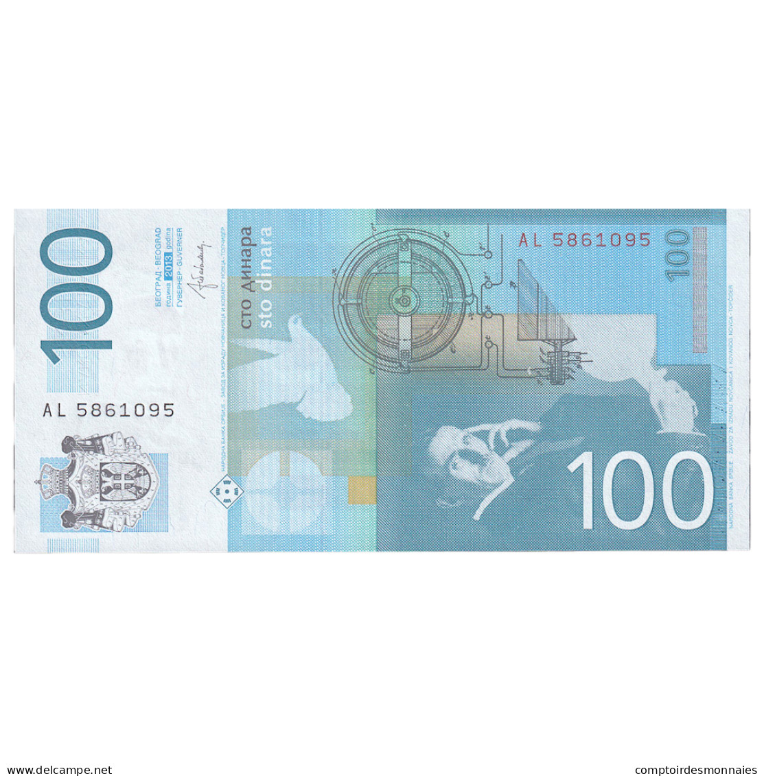 Billet, Serbie, 100 Dinara, 2013, KM:49b, NEUF - Serbien