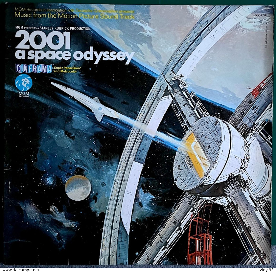 1968 - Bande Originale Du Film De Stanley Kubrick "2001 A Space Odyssey" (l'Odyssée De L'Espace) - LP 33T - MGM Records - Música De Peliculas