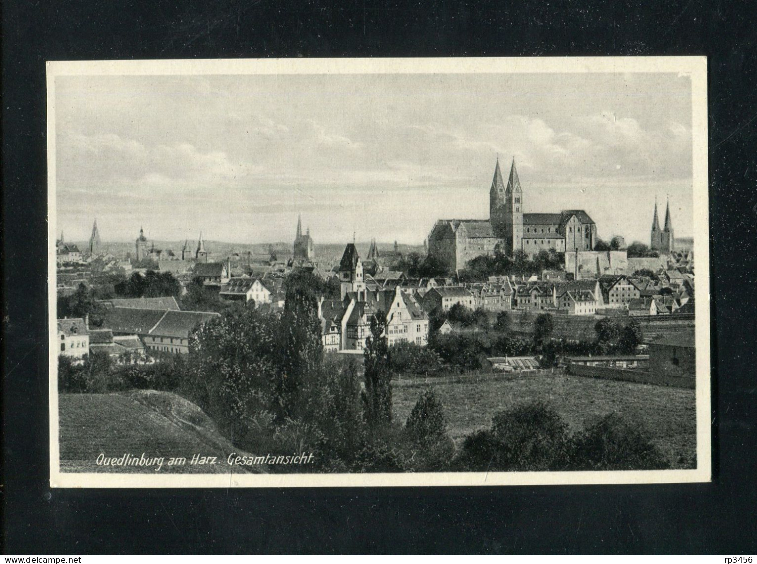 "QUEDLINBURG" 1930, AK "Gesamtansicht" (C817) - Quedlinburg