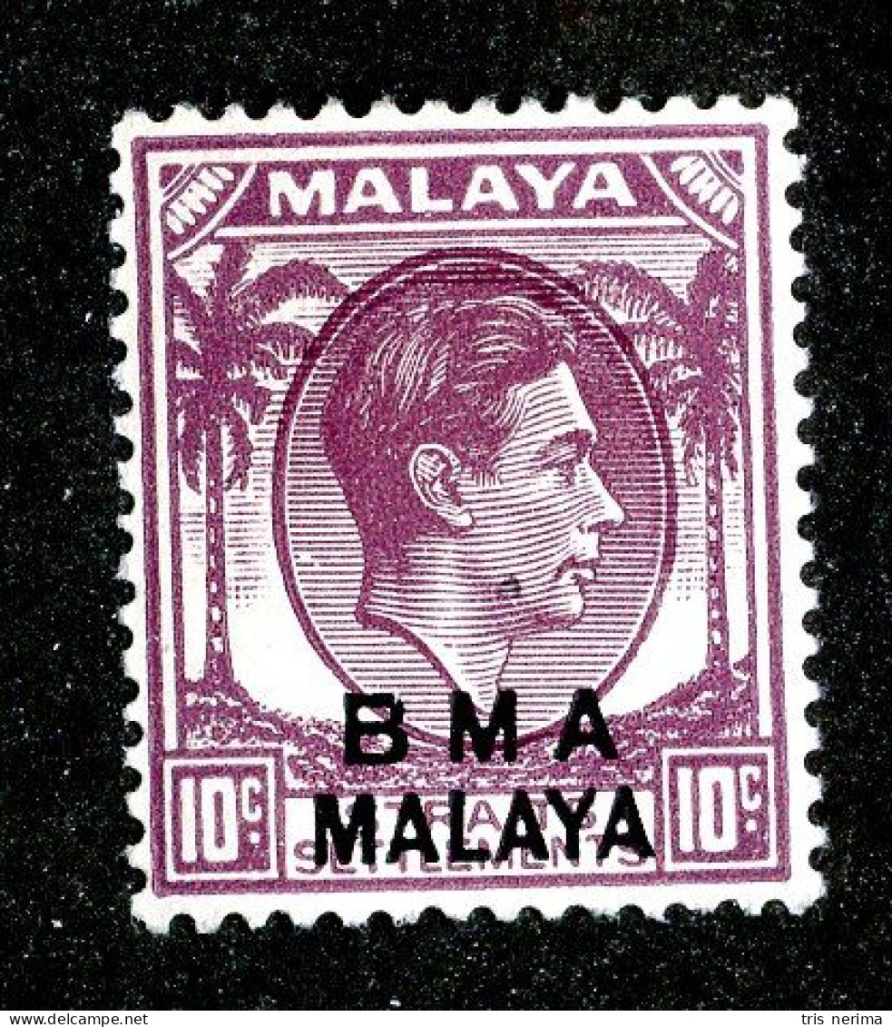 6956 BCx 1948 Scott #262a Die II M* ( Cv$10. )  LOWER BIDS 20% OFF - Malaya (British Military Administration)