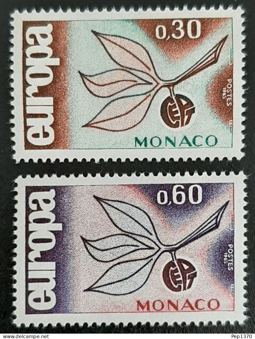 MONACO 1965 - TEMA EUROPA - 2 SELLOS - YVERT Nº 675/676** - 1965