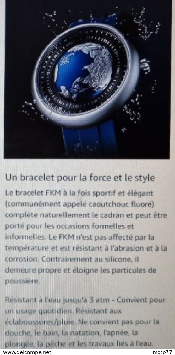 Montre de Collection AUTOMATIQUE CIGA Design - TITANE 2 bracelets Caoutchouc & carbone - Prix Horlogerie Suisse 2021