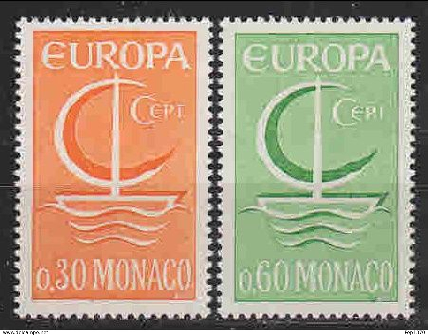 MONACO 1966 - TEMA EUROPA - 2 SELLOS - YVERT Nº 698/699** - 1966