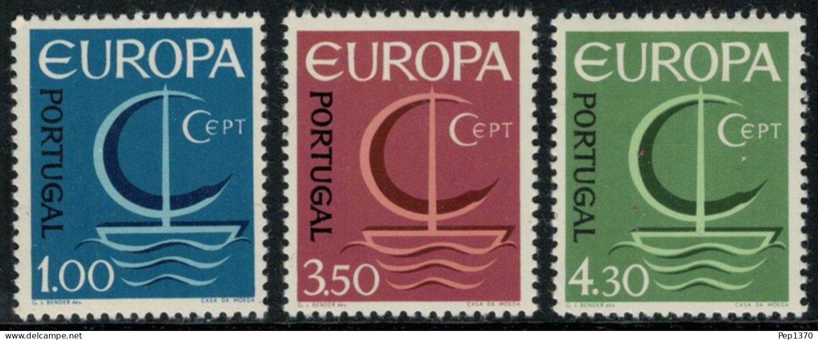 PORTUGAL 1966 - TEMA EUROPA - 3 SELLOS - YVERT Nº 993/995** - 1966