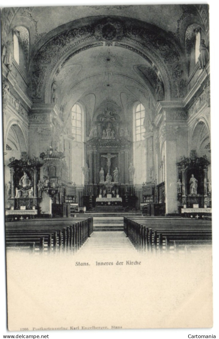 Stans - Inneres Der Kirche - Stans