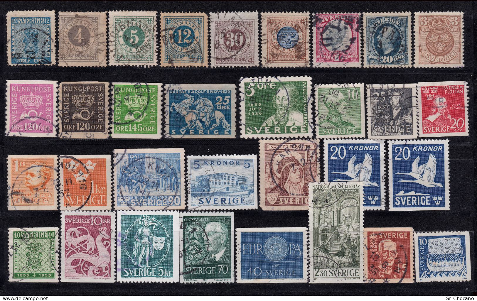 SWEDEN.85 Diferent Stamps.USED - Collections