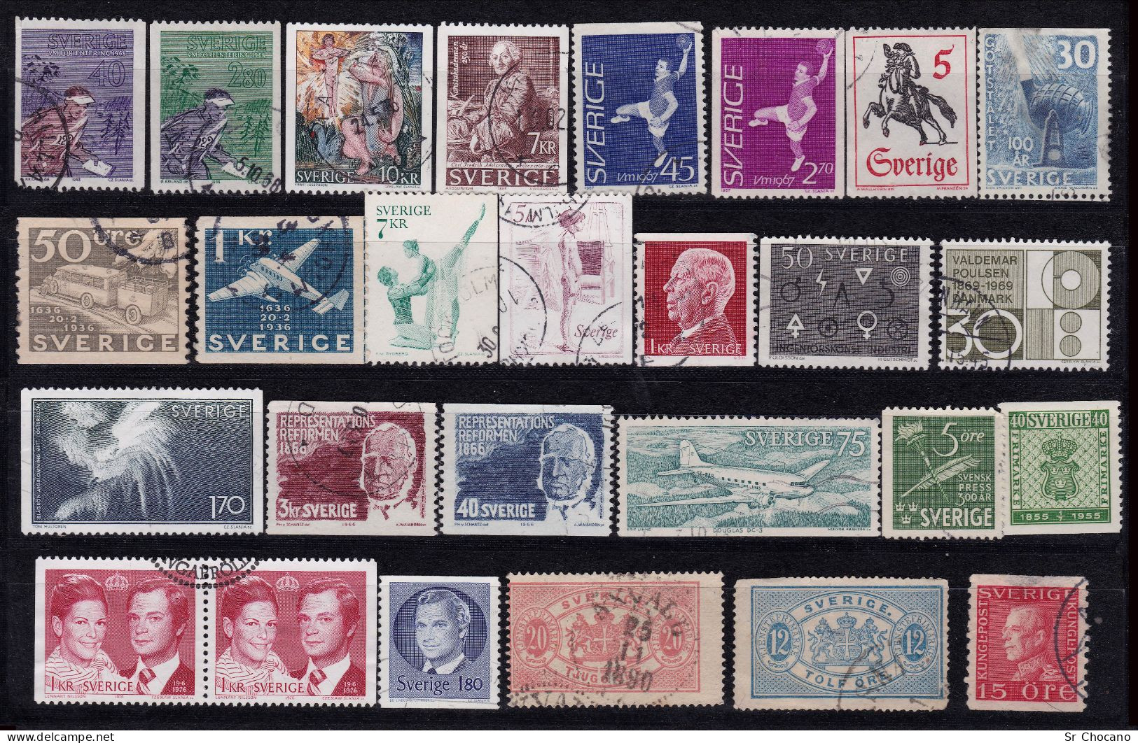 SWEDEN.85 Diferent Stamps.USED - Collections