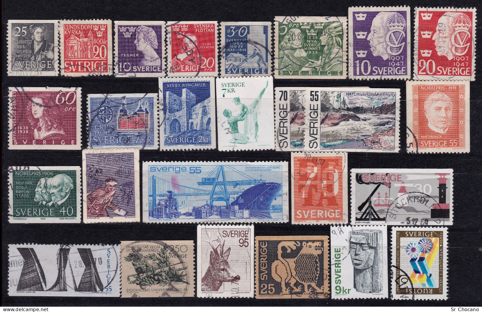 SWEDEN.85 Diferent Stamps.USED - Collezioni