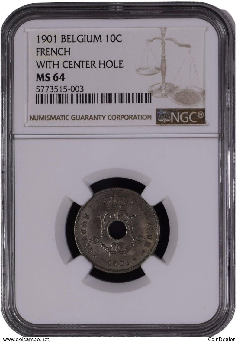 Belgie 11 Centiem Frans MS 64 - 10 Cents