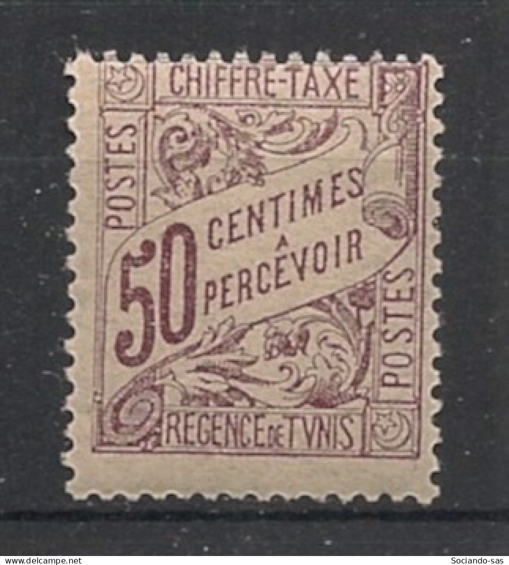TUNISIE - 1901-03 - Taxe TT N°YT. 32 - Type Duval 50c Brun-rouge - Neuf Luxe** / MNH / Postfrisch - Postage Due