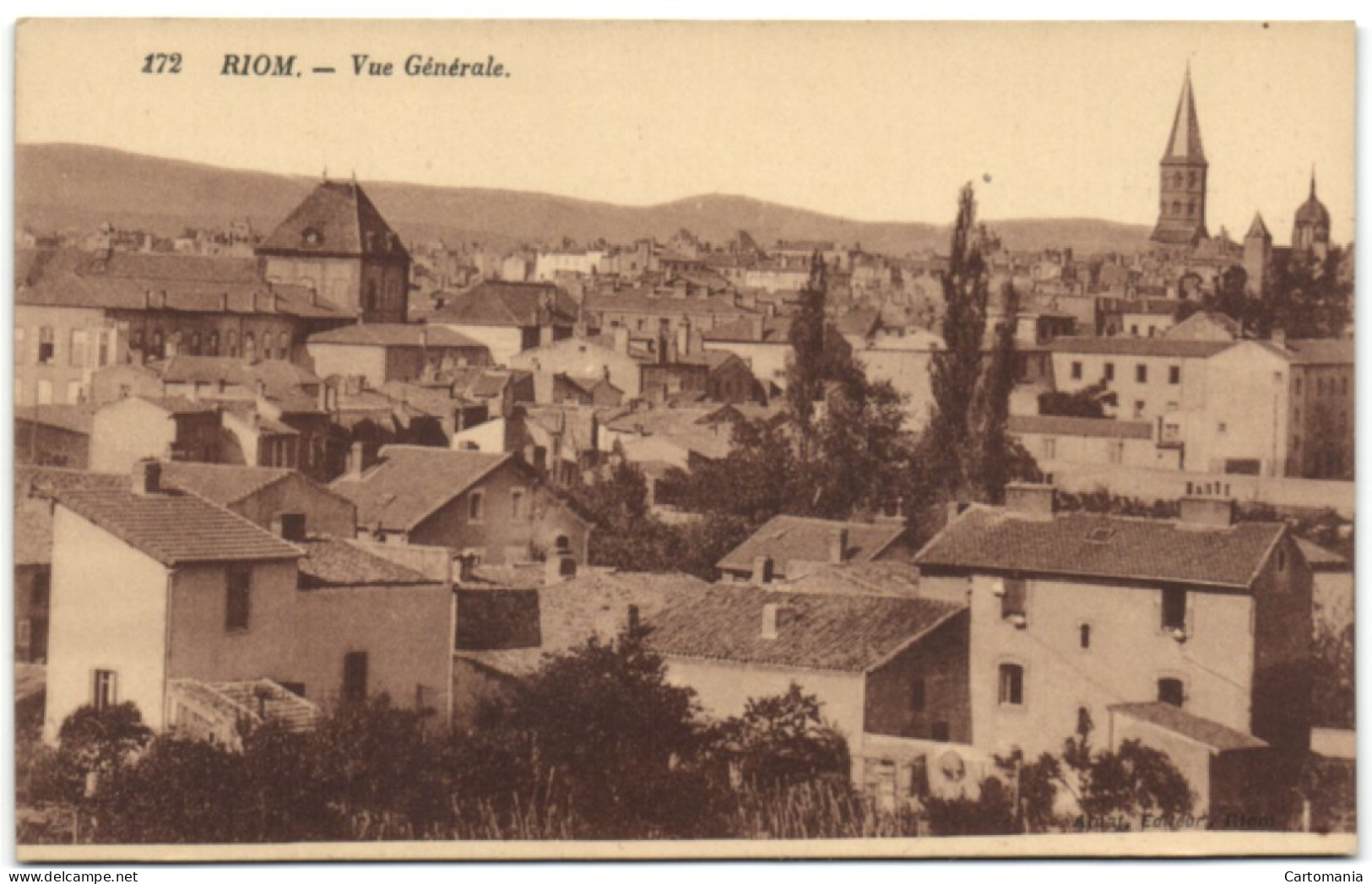 Riom - Vue Générale - Riom-Parsonz