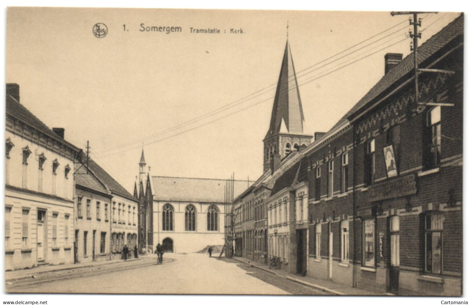 Somergem - Tramstatie - Kerk - Zomergem