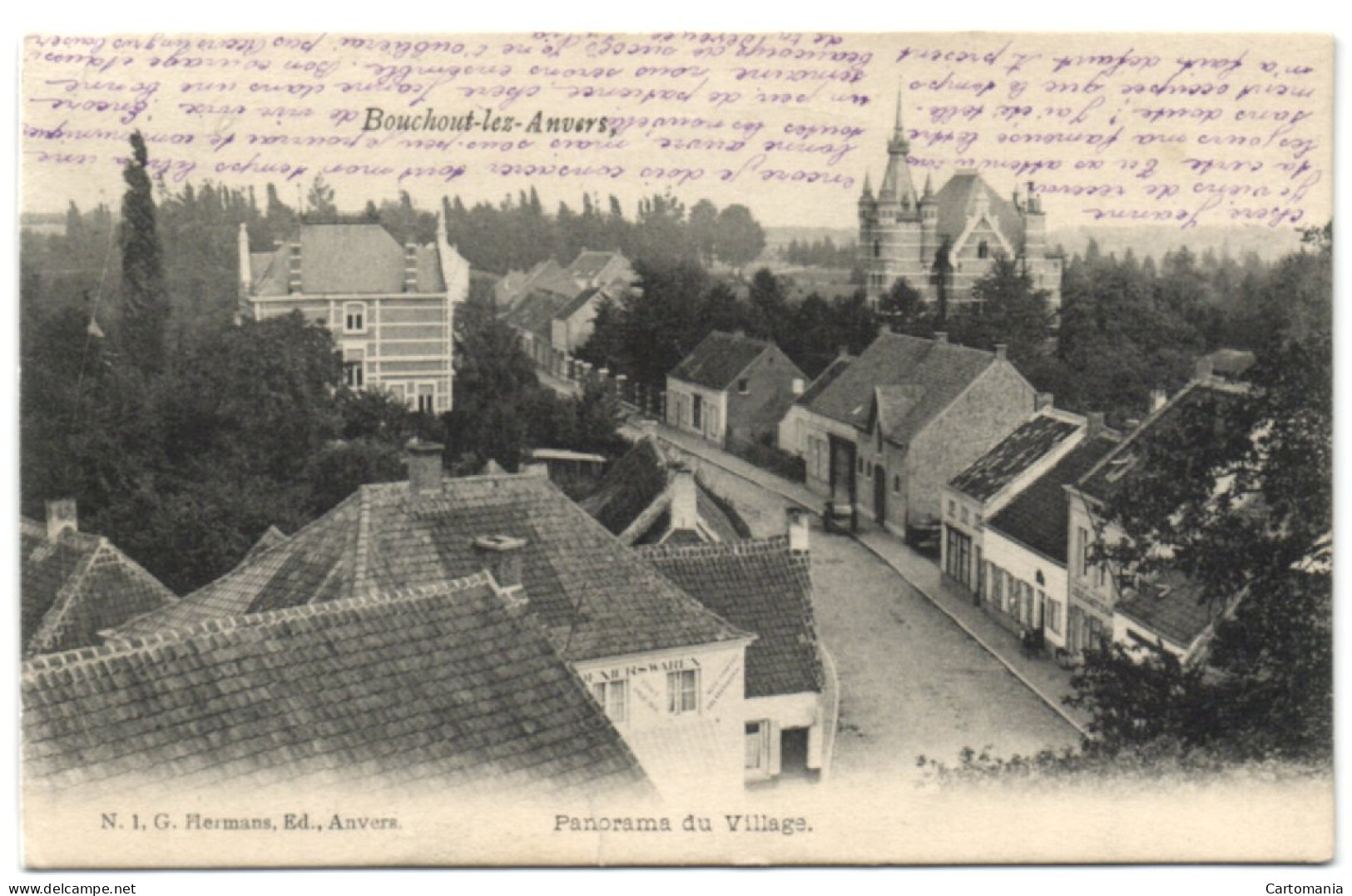 Bouchout-lez-Anvers - Panorama Du Village (H. Hermans Ed. Anvers N° 1) - Boechout