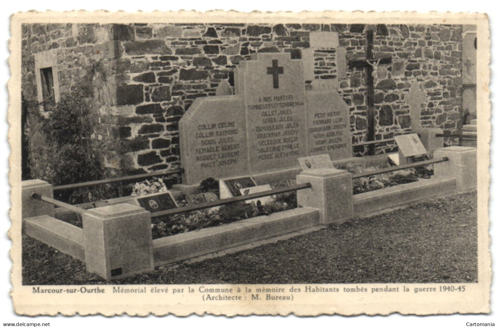 Marcour-sur-Ourthe - Mémorial élevé Par La Commune à La Mémoire Des Habitant Tombés Pendant La Guerre 1940-45 - Rendeux