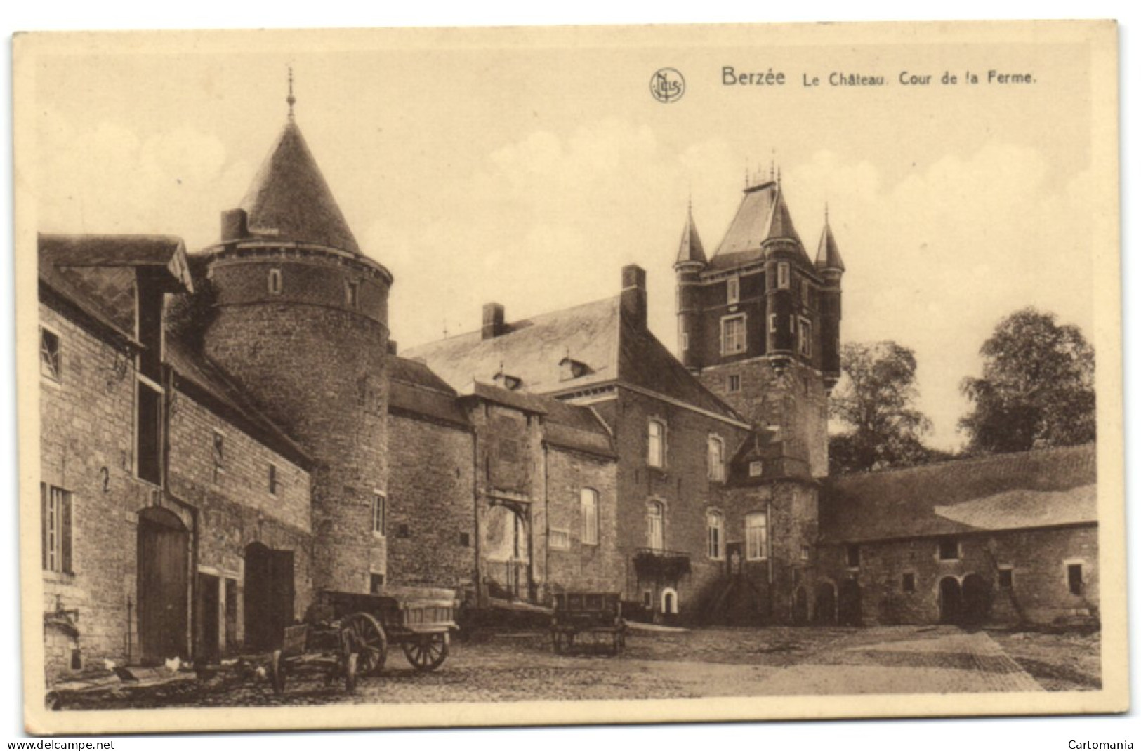 Berzée - Le Château - Cour De La Ferme - Walcourt