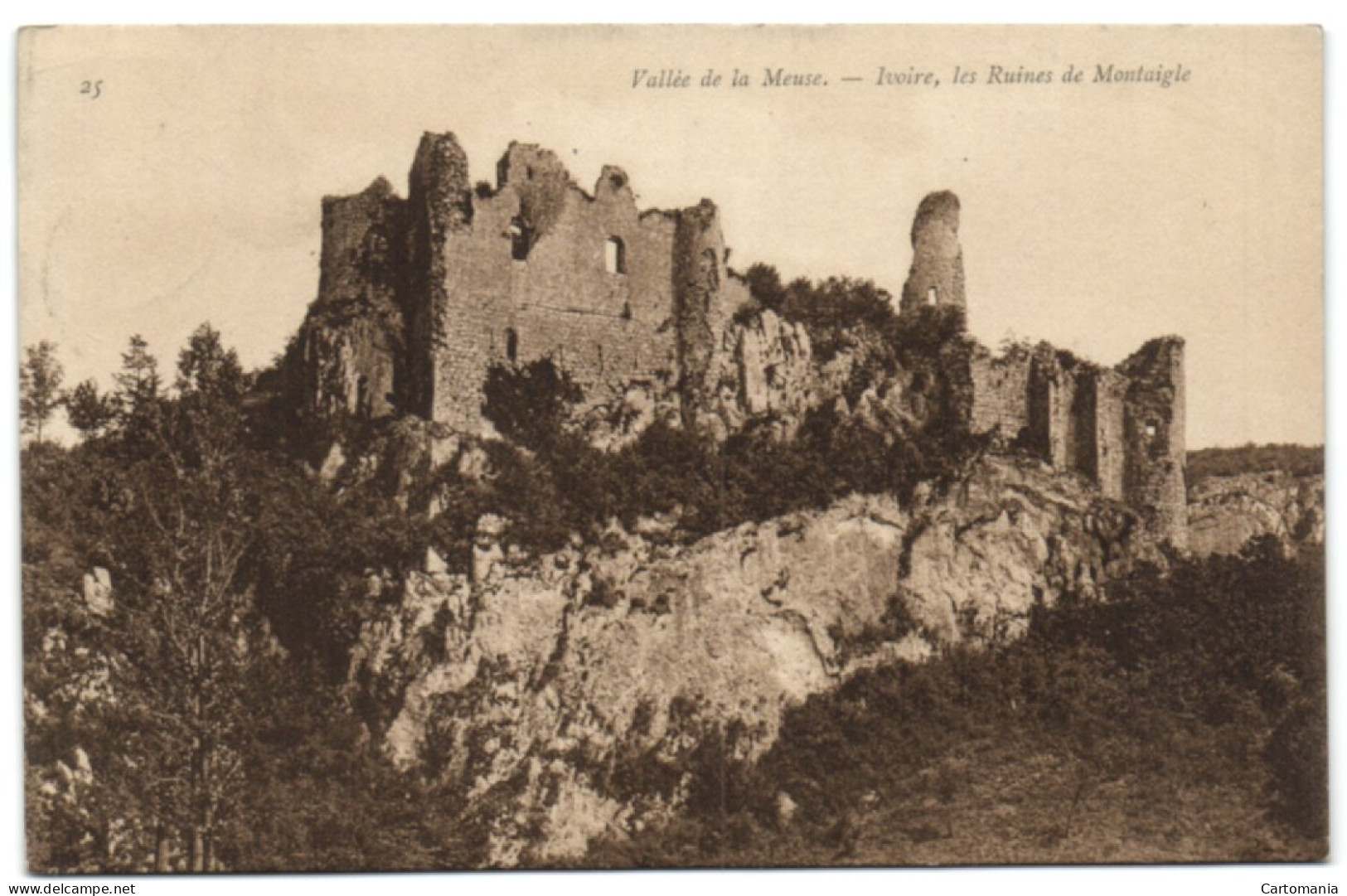 Vallée De La Meuse - Ivoire  Les Ruines De Montaigle - Onhaye