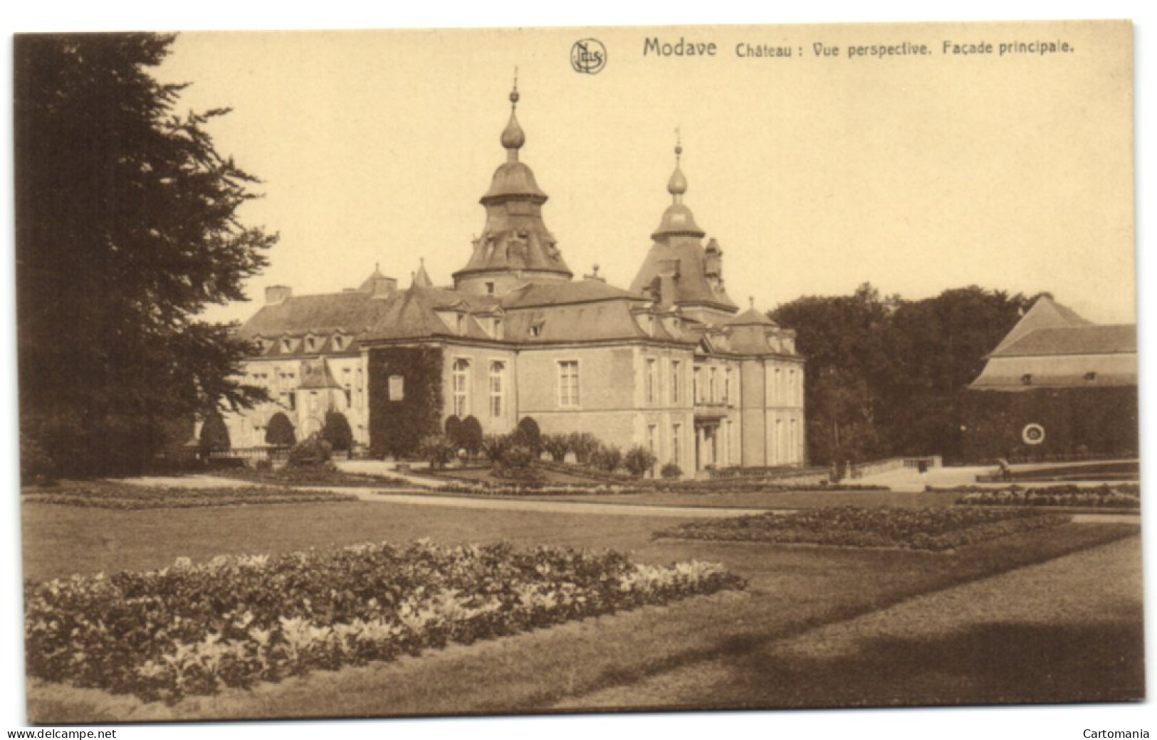 Modave - Château Vue Perspective Façade Principale - Modave