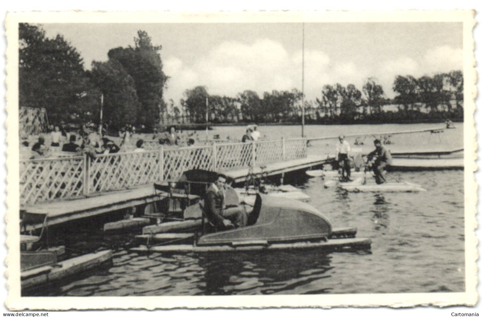 Fosses - Lac Et Plage De Babois - L'Embarcadère Des Pédalos Et Du Canot-moteur - Fosses-la-Ville