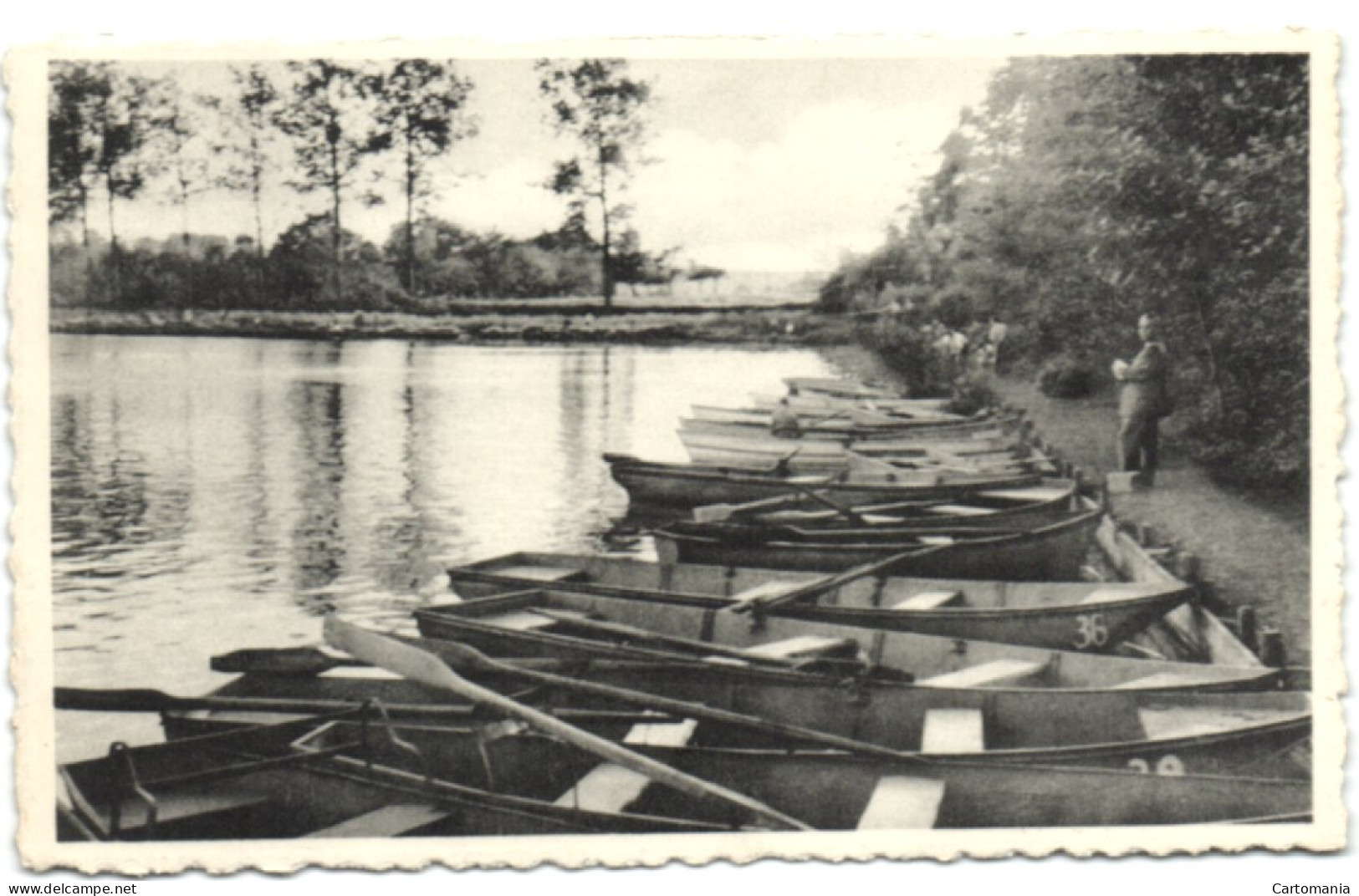 Fosses - Lac Et Plage De Babois - L'Embarcadère Des Barques Et La Digue Des Pêcheurs - Fosses-la-Ville