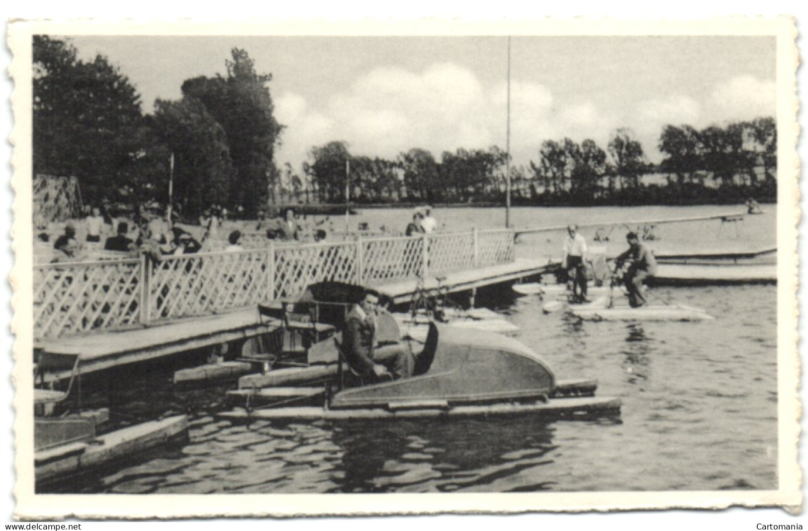 Fosses - Lac Et Plage De Babois - L'Embarcadère Des Pédalos Et Du Canot-moteur - Fosses-la-Ville