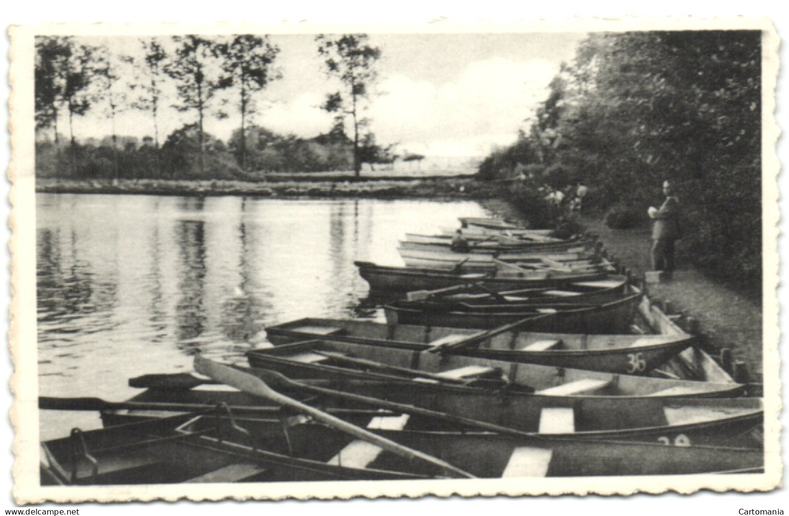 Fosses - Lac Et Plage De Babois - L'Embarcadère Des Barques Et La Digue Des Pêcheurs - Fosses-la-Ville