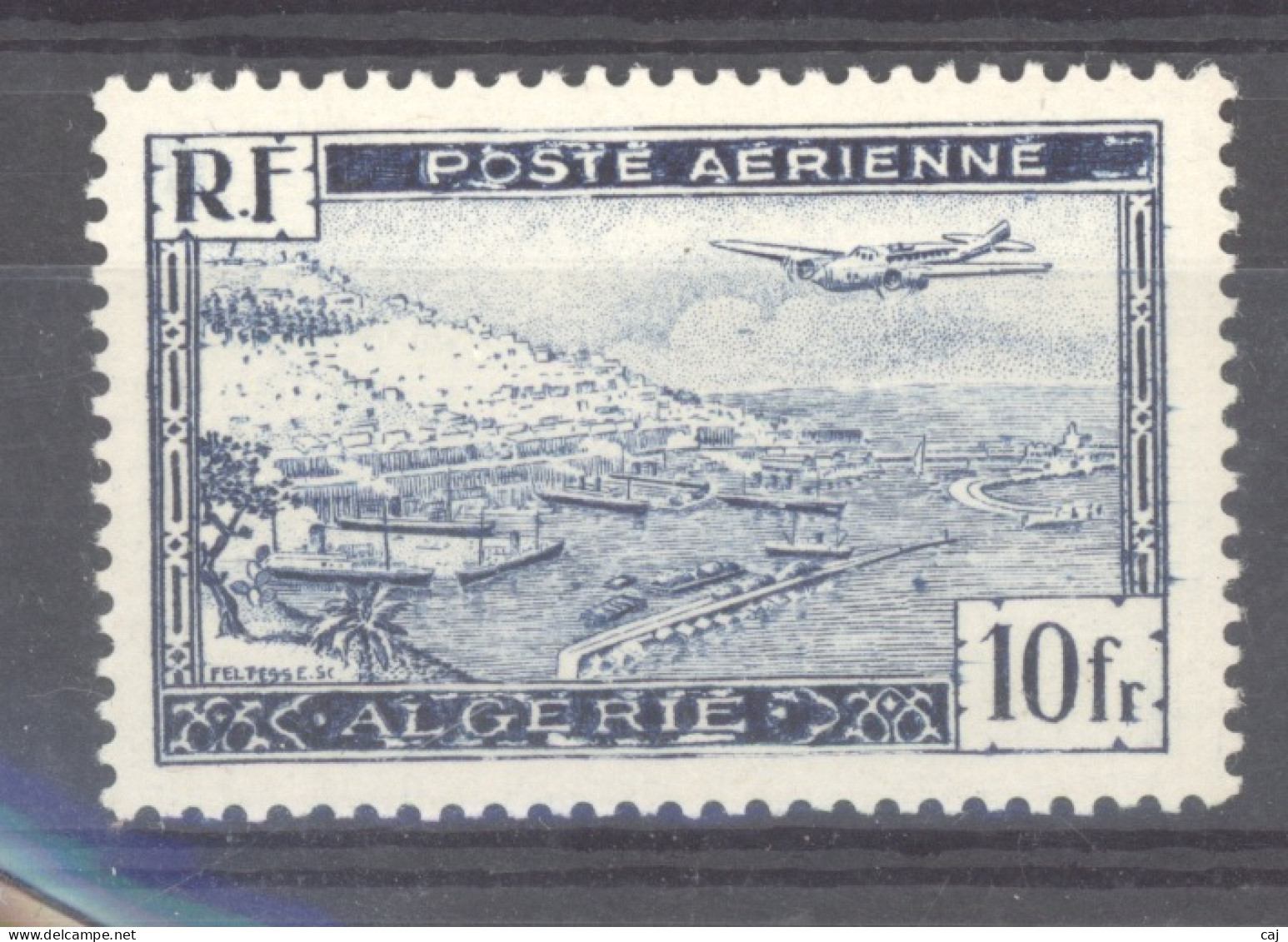 Algérie  -  Avion  :  Yv  2  **   Variété Lettres Des Cartouches Dédoublées - Airmail