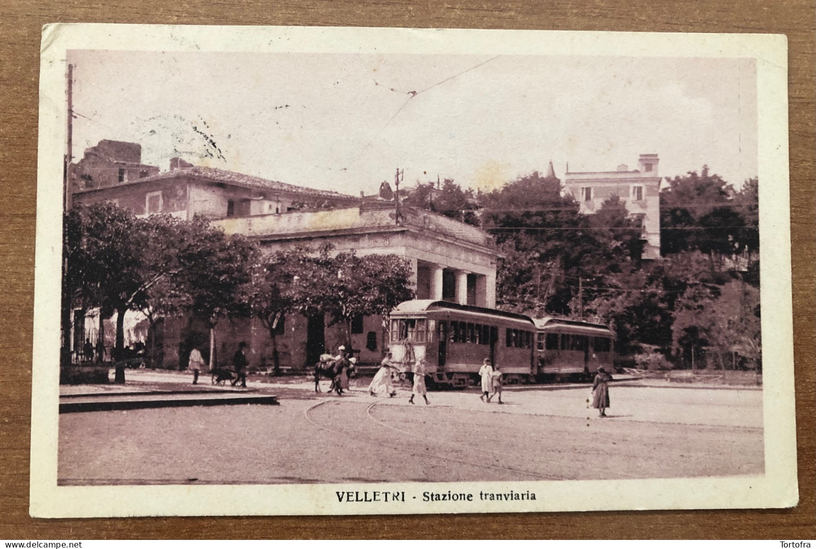 VELLETRI ( ROMA ) STAZIONE TRANVIARIA 1926 - Velletri