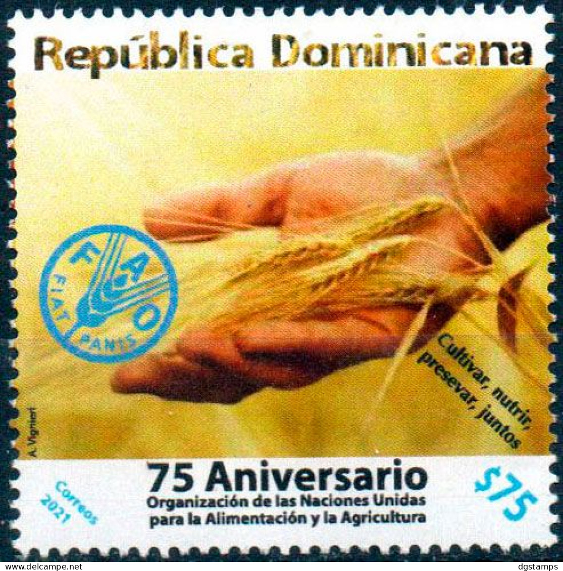 Dominican R. Dominicana 2021 ** 75th Anniversary Of FAO. World Food Day. - Dominicaine (République)