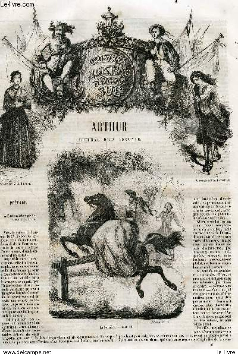 Athur, Journal D'un Inconnu - Oeuvres Illustrees D'Eugene Sue - SUE EUGENE - LAVIEILLE A. - BEAUCE J.A. - 0 - Valérian