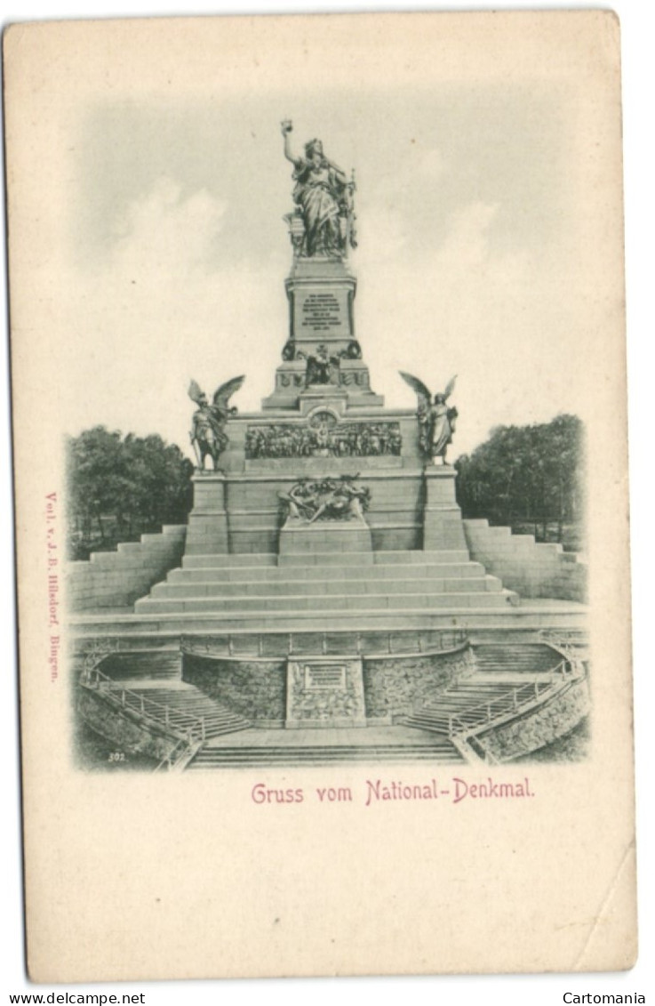 Niederwald - Gruss Vom National-Denkmal - Niederwald