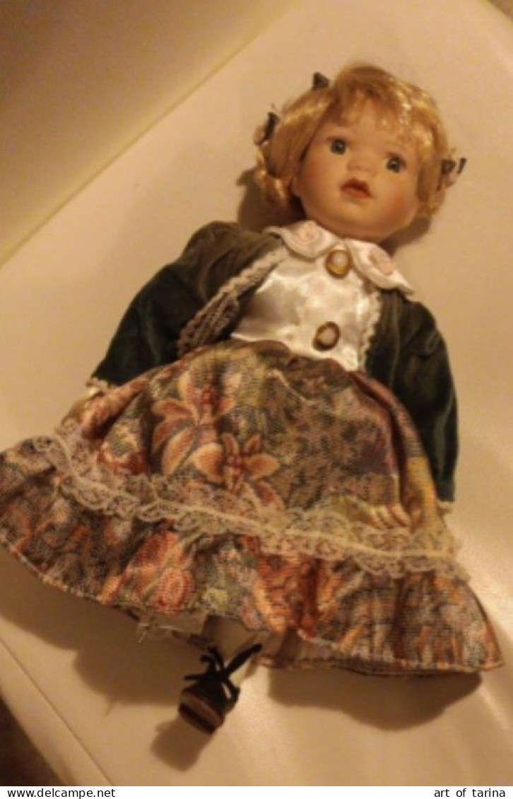 Ancien Pouppée Ancient Doll 30 Sm France Porselaine - Dolls