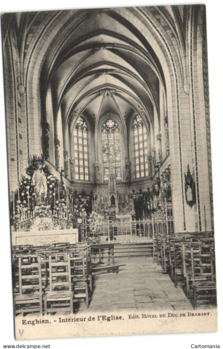 Enghien - Intérieur De L'Eglise - Edingen