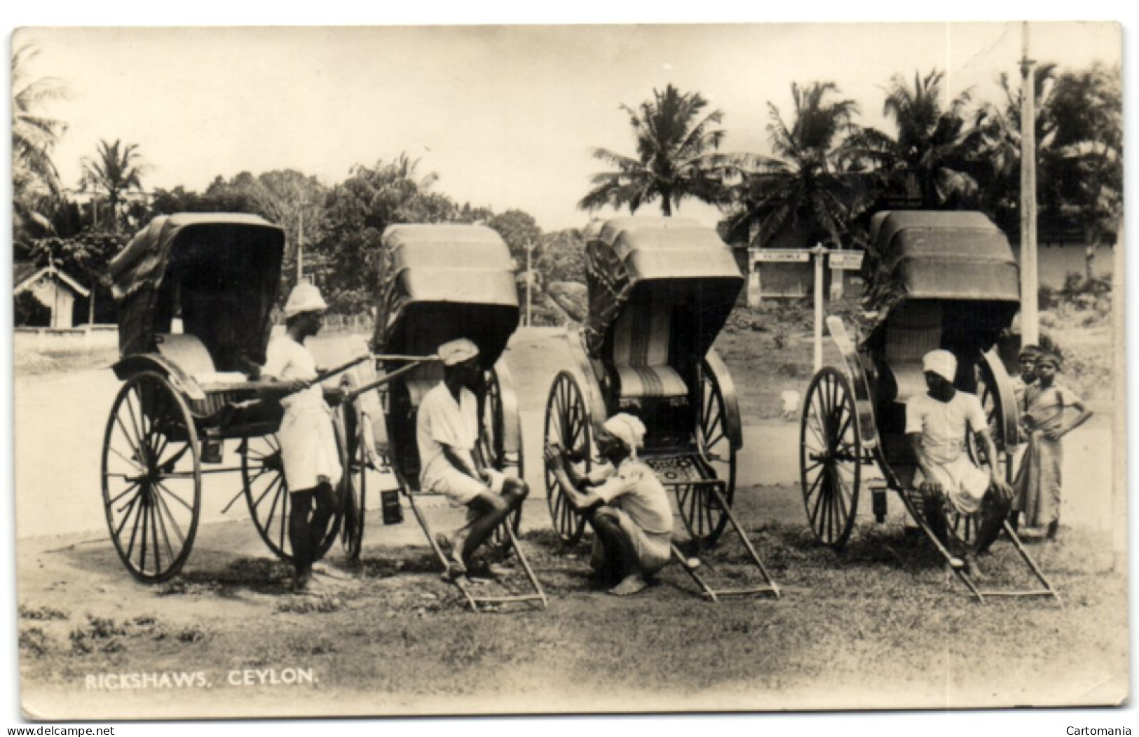 Rickshaws - Ceylon - Sri Lanka (Ceylon)