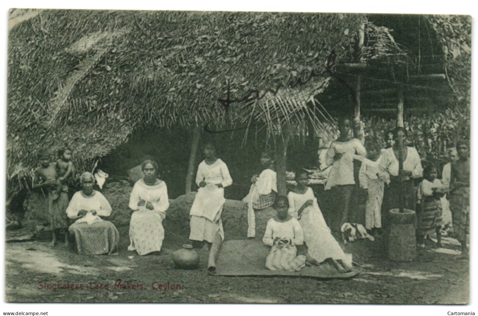 Singhalese Lace Makers - Ceylon - Sri Lanka (Ceylon)