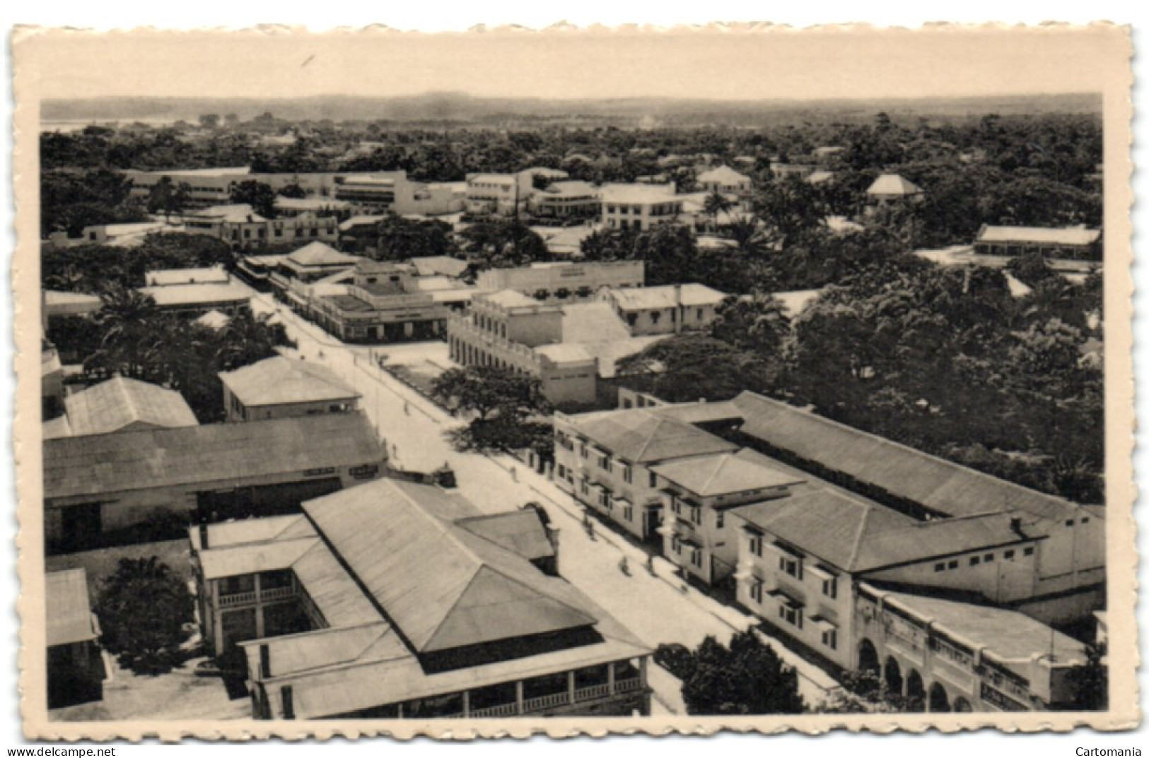 Vue Panoramique Du Quartier Commercial De Léopoldville - Kinshasa - Leopoldville (Leopoldstadt)