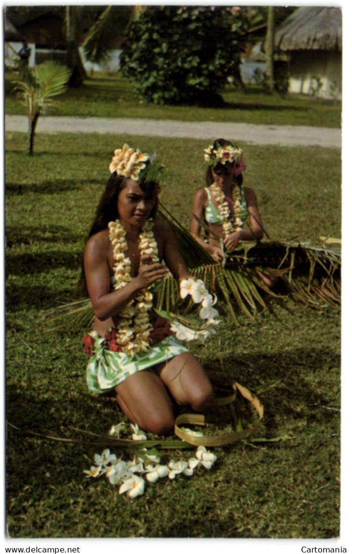 Tahiti - Charmant Concours De Tressage - Tahiti