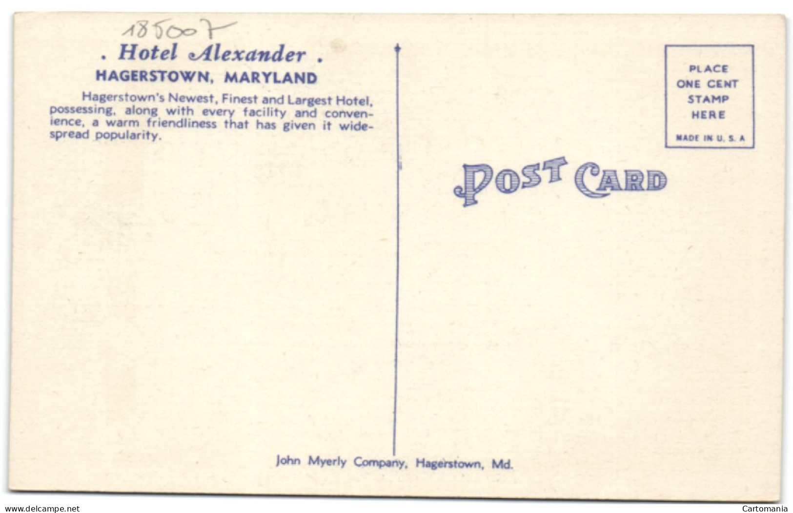 Hotel Alexander - Hagerstown - Maryland - Hagerstown