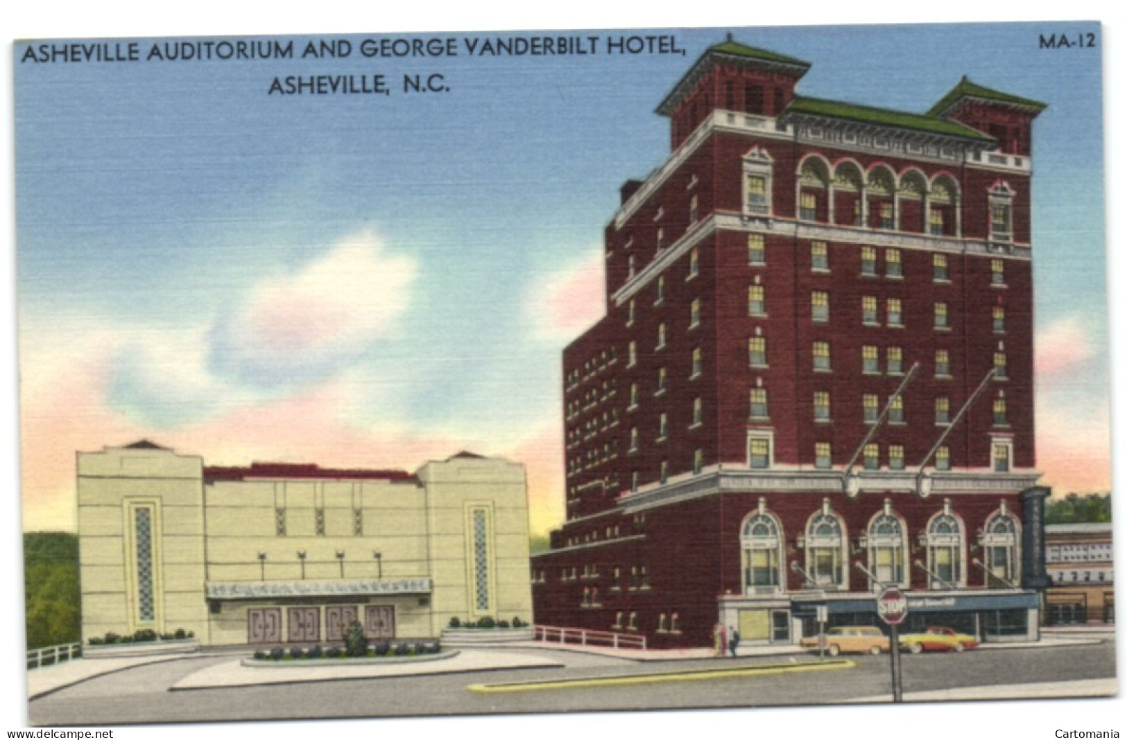 Asheville Auditorium And George Vanderbilt Hotel - Asheville N.C. - Asheville