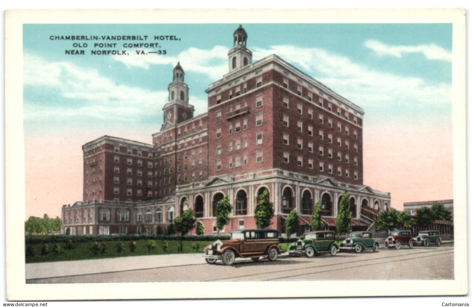 Chamberlin-Vanderbilt Hotel Old Point Comfort Near Norfolk VA - Norfolk