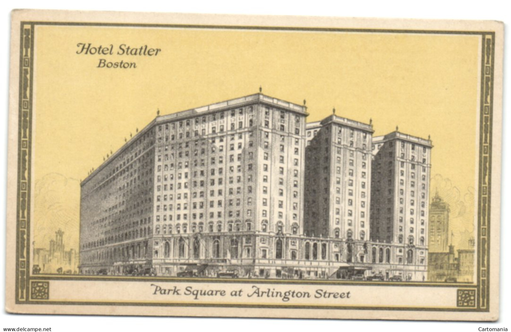 Hotel Statler - Boston - Park Square At Arlington Street - Boston