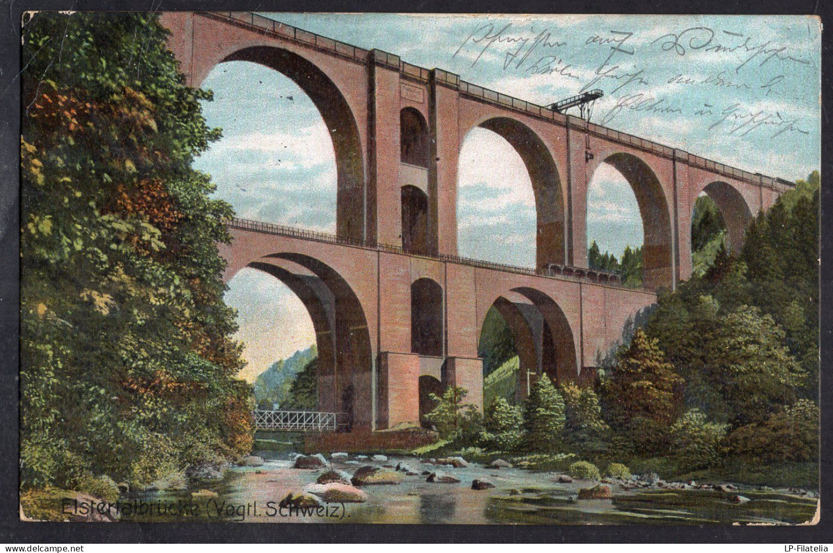 Deutschland - 1905 - Elstertalbrücke - Poehl