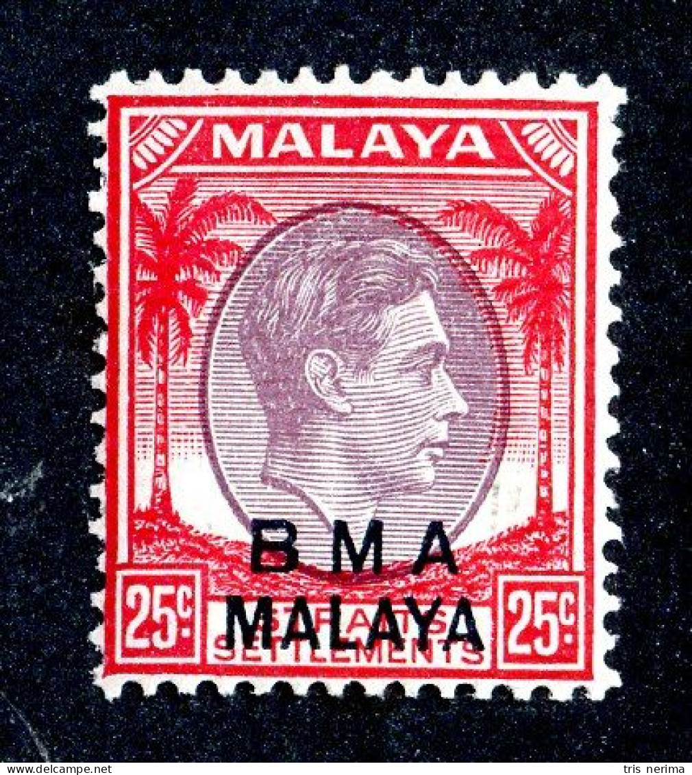 6964 BCx 1945 Scott #266 Mnh** ( Cv$2.80 )  LOWER BIDS 20% OFF - Malaya (British Military Administration)