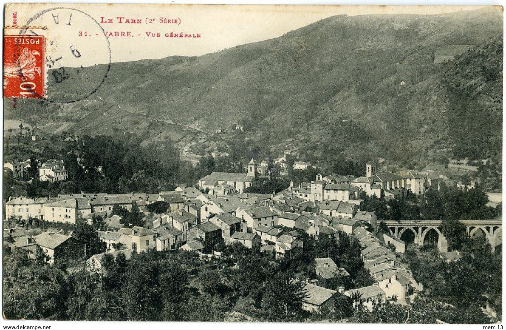 VABRE (81) – Vue Générale. Editeur Labouche, N° 31. - Vabre