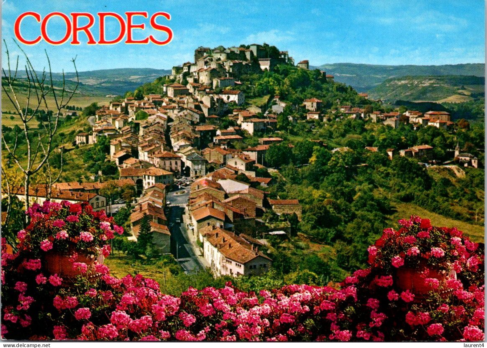 20-10-2023 (4 U 42) France - City Of Cordes (2 Postcards) - Cordes