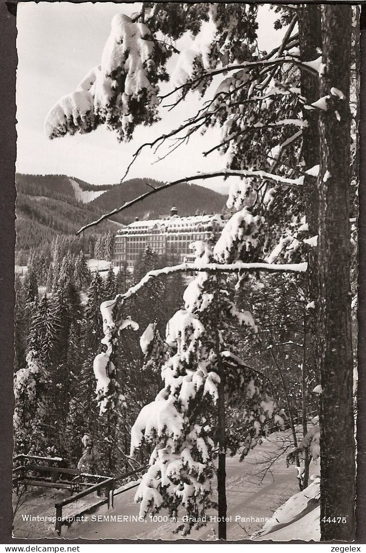 Semmering 1956 - Grand Hotel Panhans  - Semmering