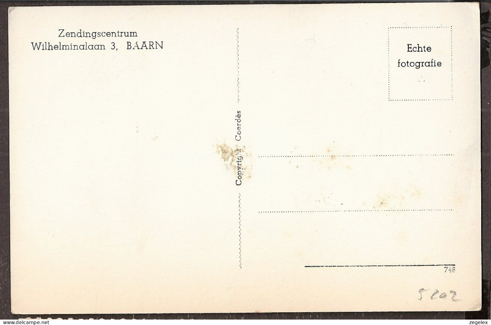 Baarn - Zendingscentrum, Wilhelminalaan 3 - Baarn