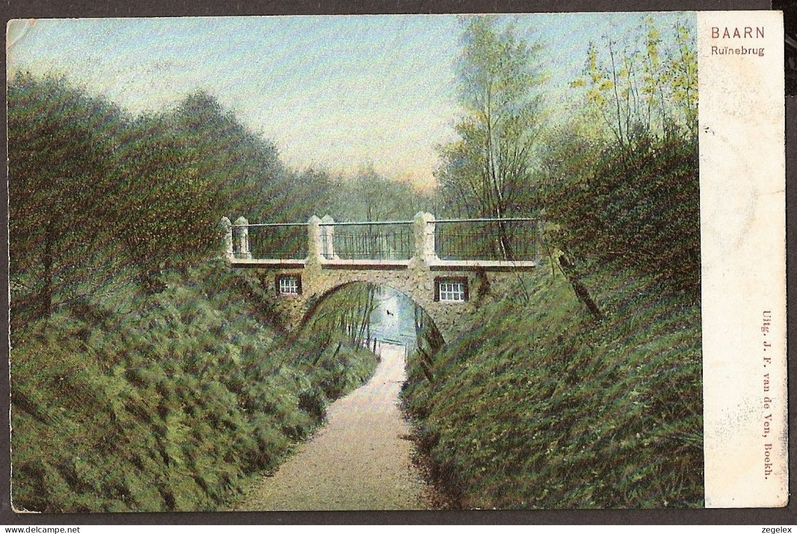 Baarn - Ruïnebrug - Uitg. F Van De Ven - 1907 - Baarn