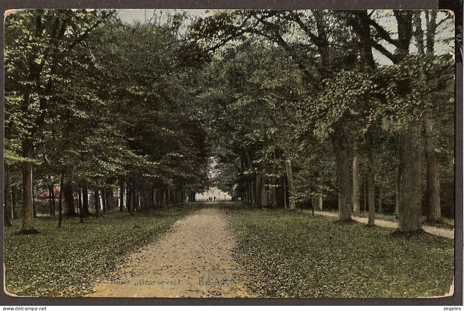Baarn - 1910 - Huize 'Groeneveld - Met Wandelaars In Het Bos - Baarn